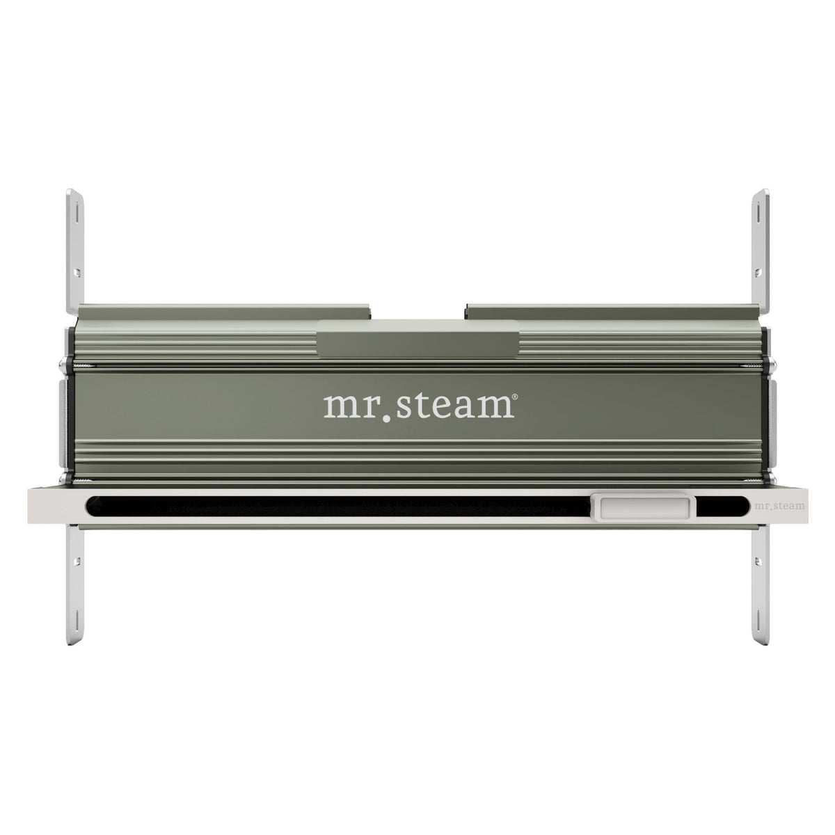 Mr. Steam Linear 16 in. Steamhead with AromaTray – Whisper-Quiet, Flush-Mount, 8 Designer Finishes (104480)