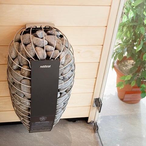 Harvia SP80 HSPE80U1MUL Spirit Series 8kW Black Sauna Heater, 240V 1PH, UL Listed