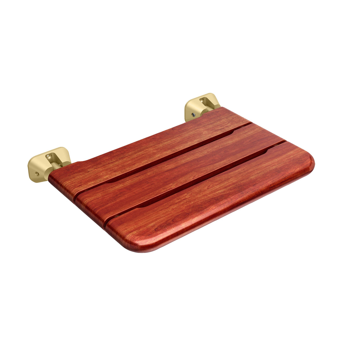 Mr. Steam Teak Folding Wall-Mounted Steam Shower Seat – 19.75 in., 250 lb Rated (MSWSEAT)