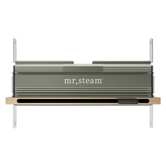 Mr. Steam Linear 16 in. Steamhead with AromaTray – Whisper-Quiet, Flush-Mount, 8 Designer Finishes (104480)