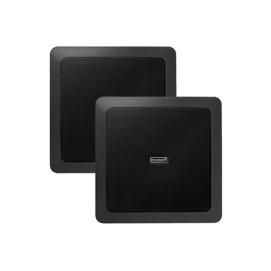 Mr. Steam AudioX Bluetooth Steam Shower Speaker System – 7.5 in. Flush-Mount, 120W, Black or White (AUDIOX)