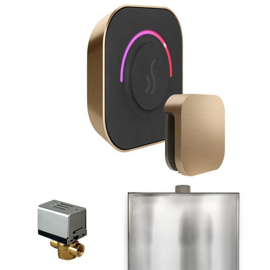 Mr. Steam ButlerTouch Steam Shower Control Package – TempoTouch Control, Aroma Steamhead, AutoFlush & Drip Pan for MS & Super Generators