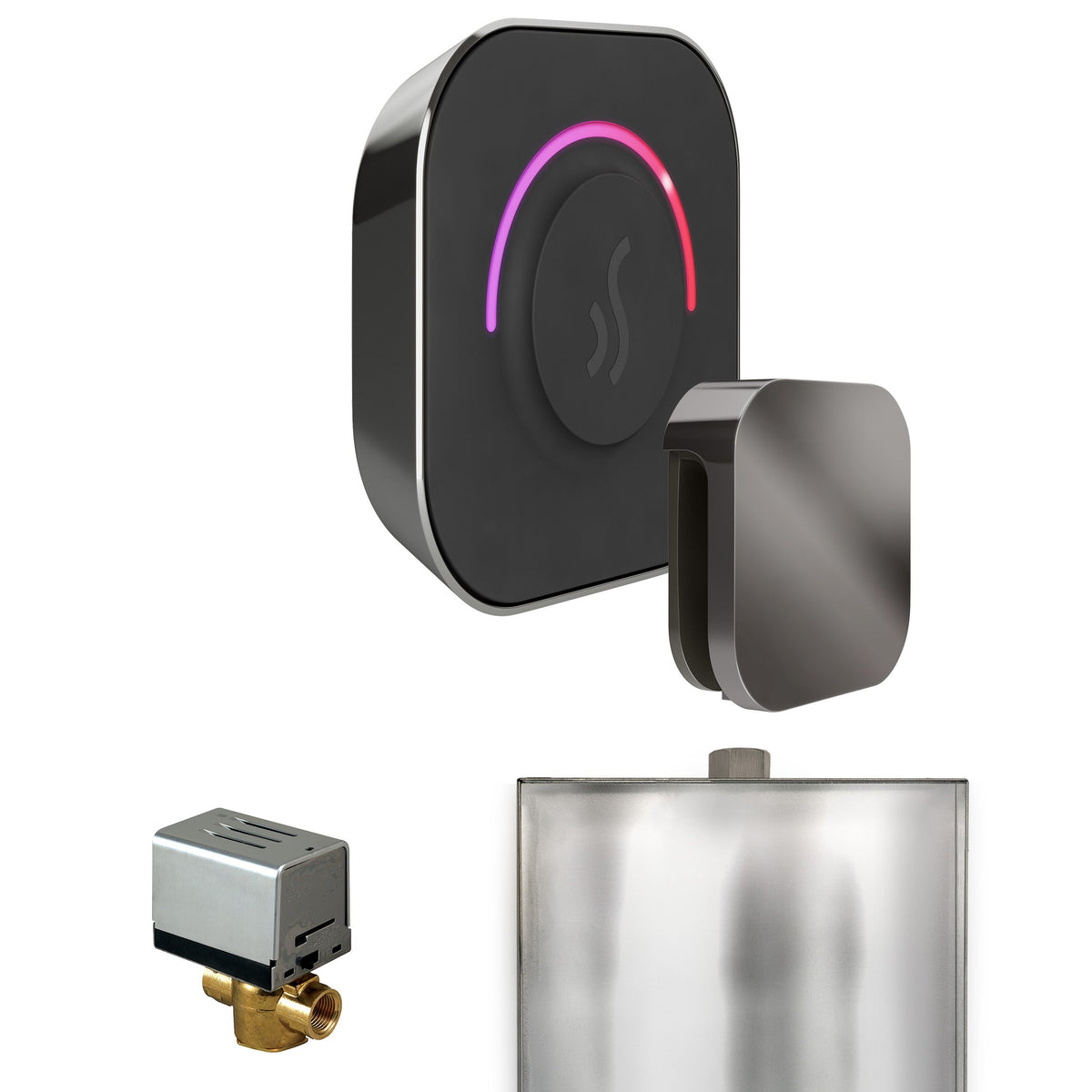 Mr. Steam ButlerTouch Steam Shower Control Package – TempoTouch Control, Aroma Steamhead, AutoFlush & Drip Pan for MS & Super Generators