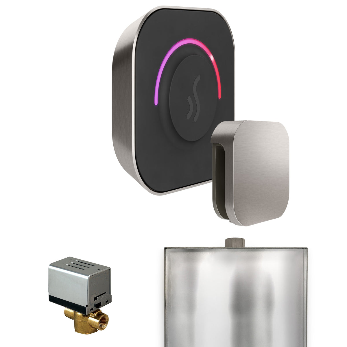 Mr. Steam ButlerTouch Steam Shower Control Package – TempoTouch Control, Aroma Steamhead, AutoFlush & Drip Pan for MS & Super Generators