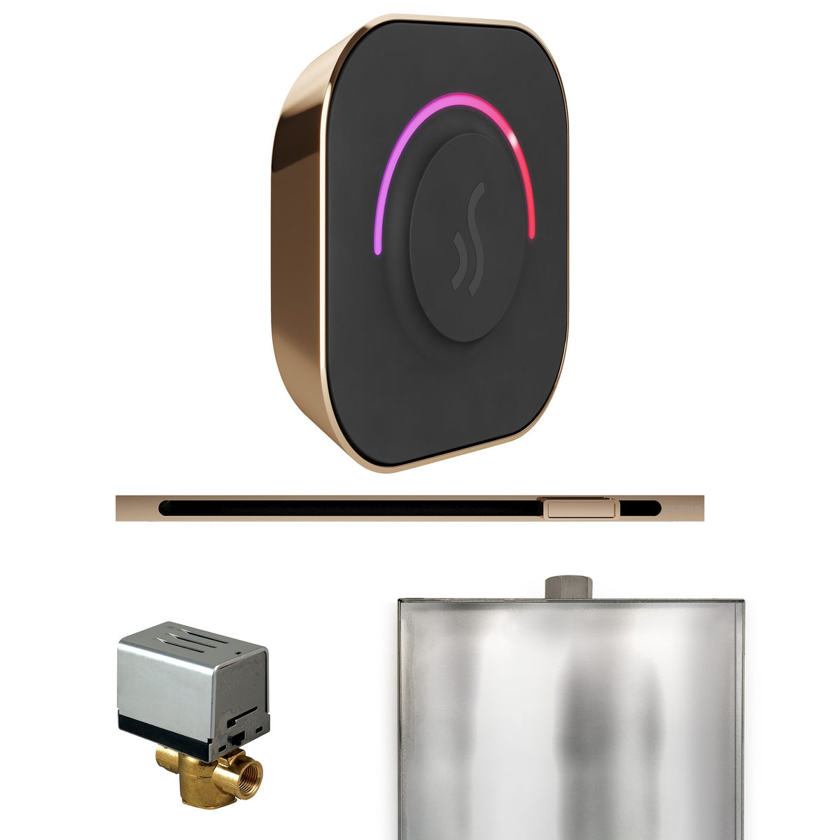 Mr. Steam ButlerTouch Linear Steam Shower Control Package – TempoTouch Control, Linear Steamhead, AutoFlush & Drip Pan for MS & Super Generators