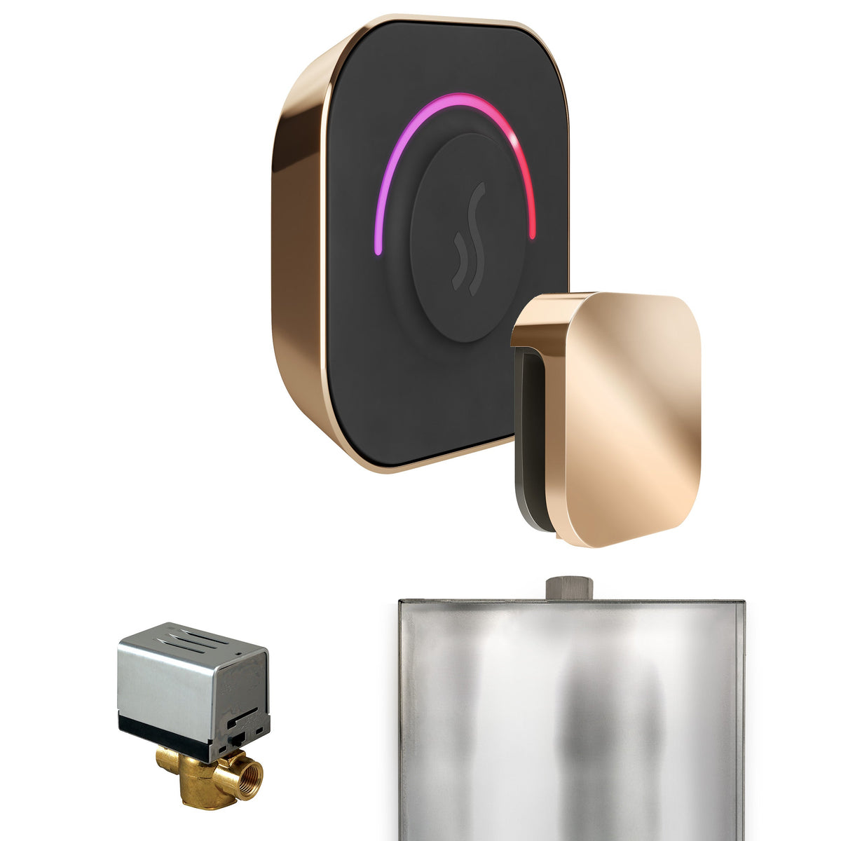 Mr. Steam ButlerTouch Steam Shower Control Package – TempoTouch Control, Aroma Steamhead, AutoFlush & Drip Pan for MS & Super Generators