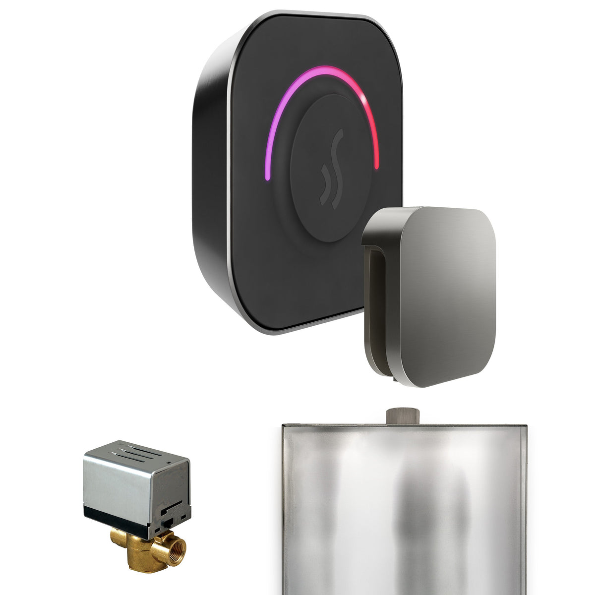 Mr. Steam ButlerTouch Steam Shower Control Package – TempoTouch Control, Aroma Steamhead, AutoFlush & Drip Pan for MS & Super Generators