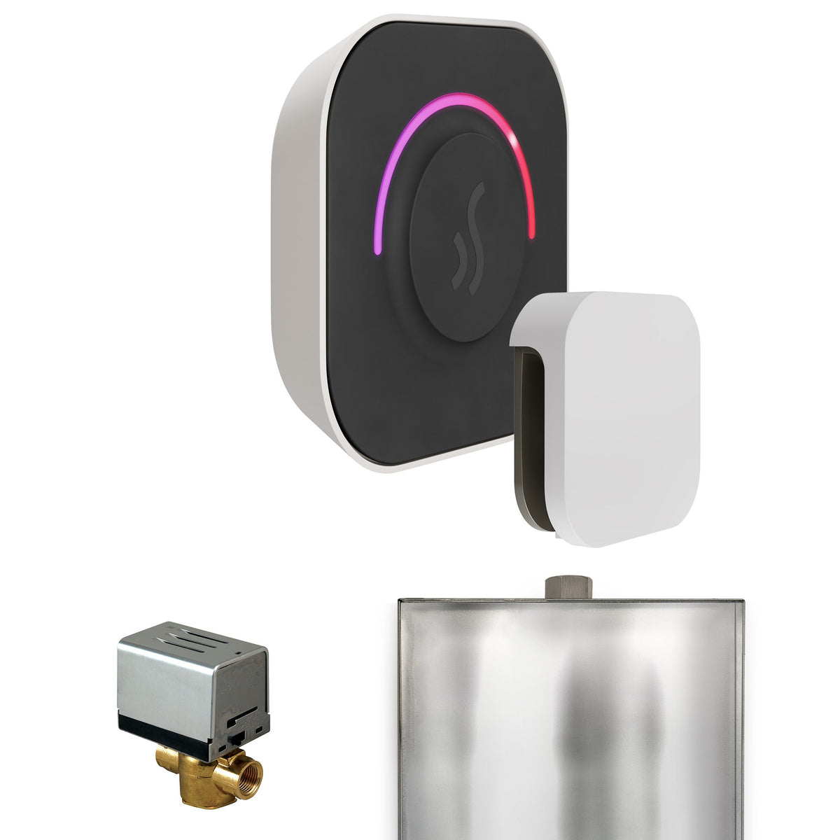 Mr. Steam ButlerTouch Steam Shower Control Package – TempoTouch Control, Aroma Steamhead, AutoFlush & Drip Pan for MS & Super Generators