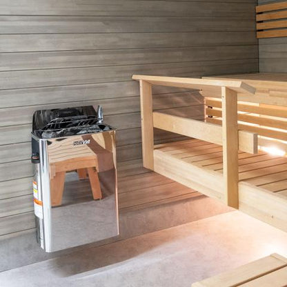 Harvia SW80 HSWS8U1BUL The Wall Series 8kW Stainless Steel Sauna Heater, 240V 1PH, UL Listed