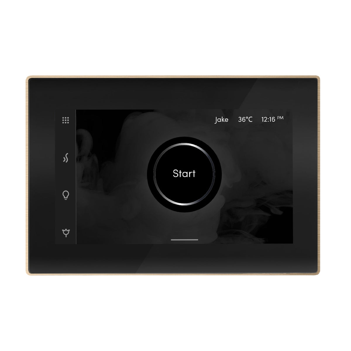 Mr. Steam iSteamX Touchscreen Steam Shower Control and Steamhead – Bluetooth, Black or White, 8 Designer Finishes