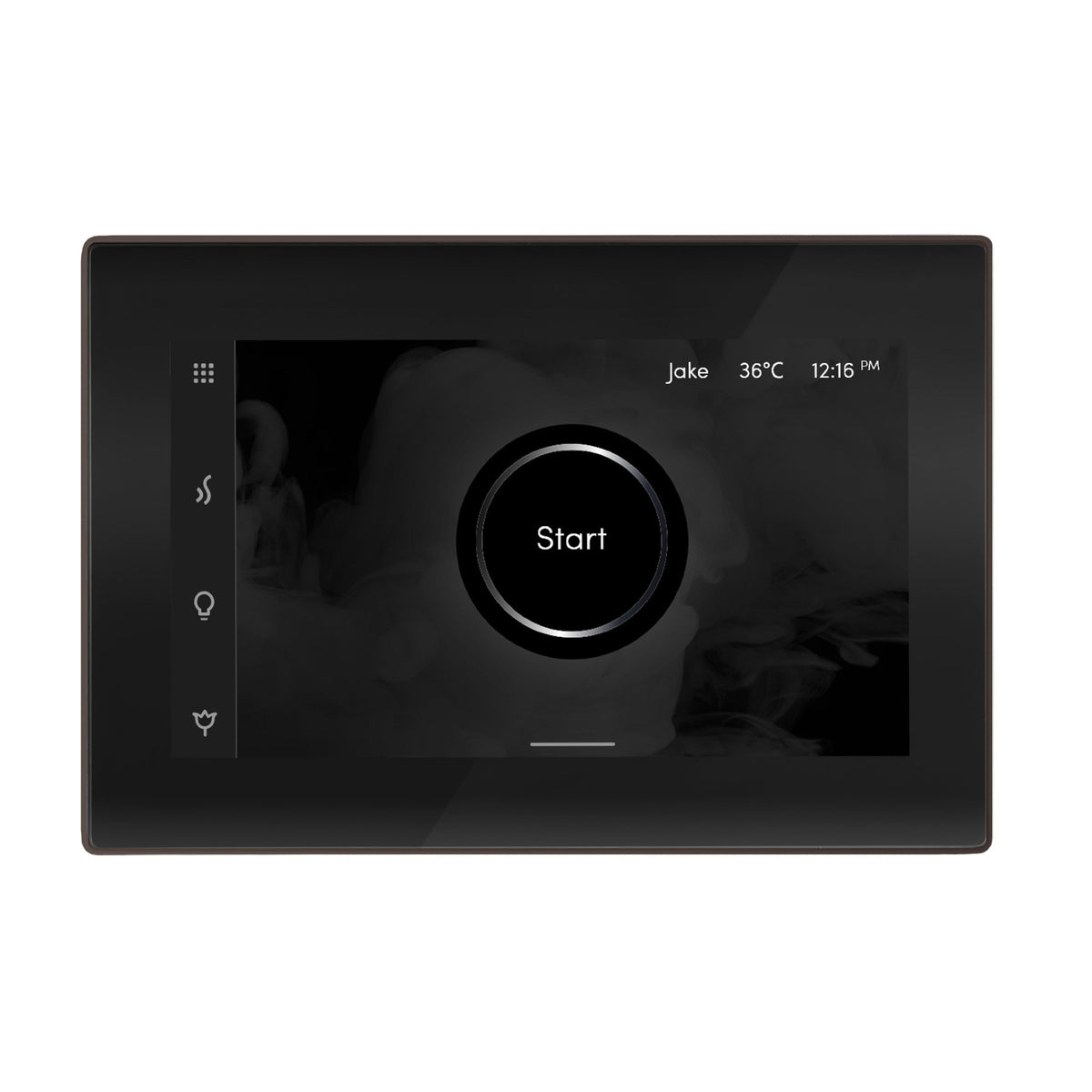 Mr. Steam iSteamX Touchscreen Steam Shower Control and Steamhead – Bluetooth, Black or White, 8 Designer Finishes