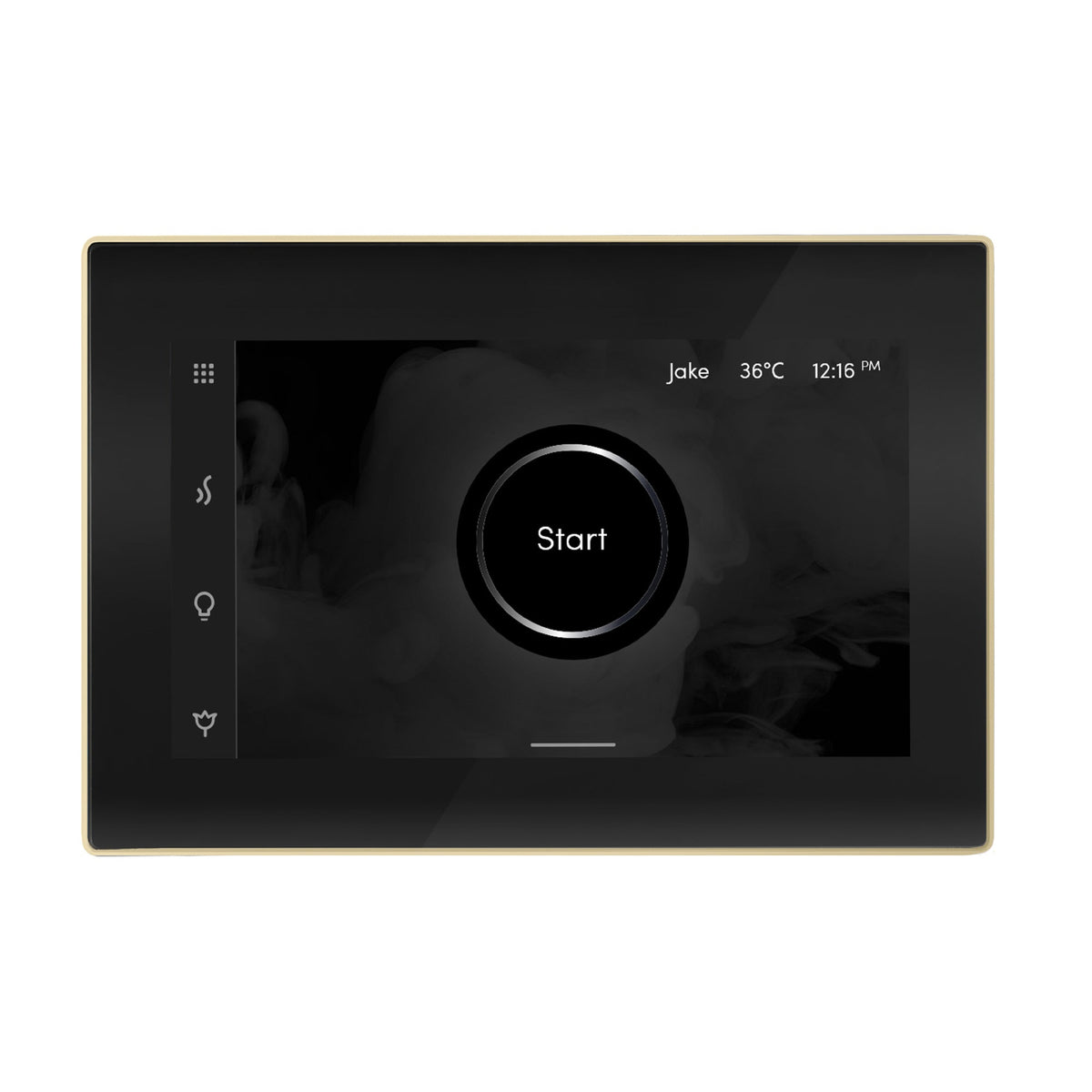 Mr. Steam iSteamX Touchscreen Steam Shower Control and Steamhead – Bluetooth, Black or White, 8 Designer Finishes