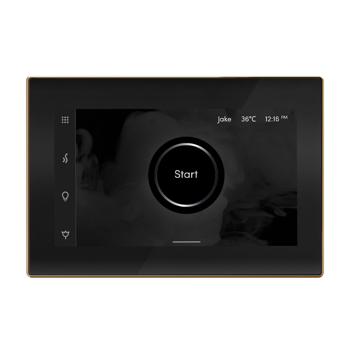 Mr. Steam iSteamX Touchscreen Steam Shower Control and Steamhead – Bluetooth, Black or White, 8 Designer Finishes