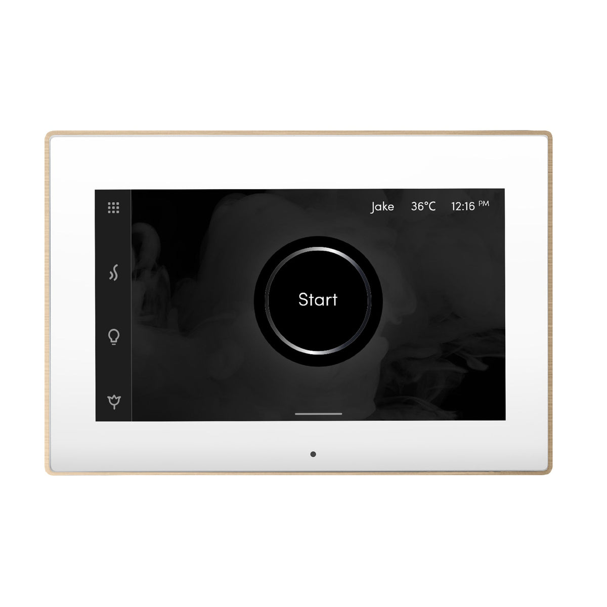 Mr. Steam iSteamX Touchscreen Steam Shower Control and Steamhead – Bluetooth, Black or White, 8 Designer Finishes