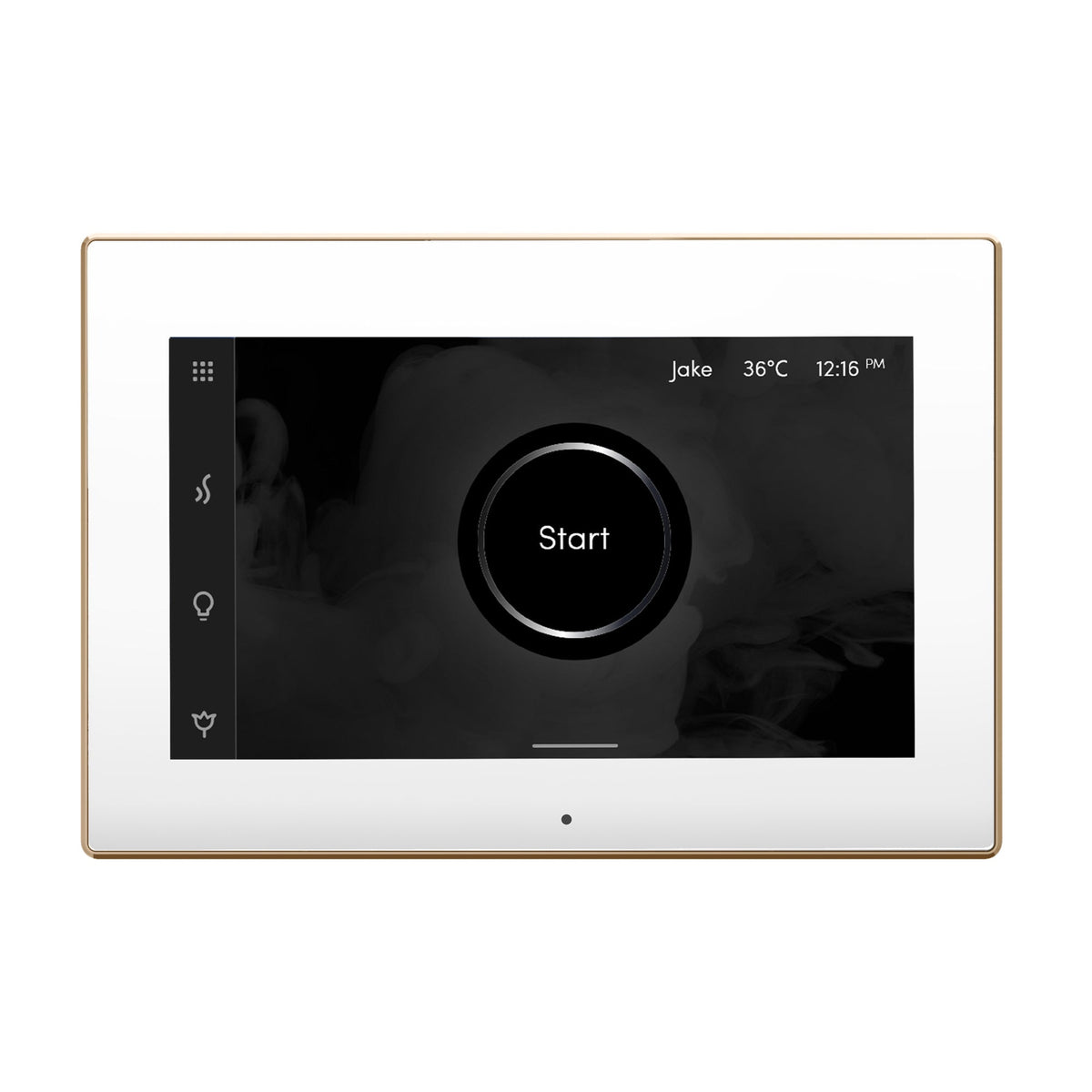 Mr. Steam iSteamX Touchscreen Steam Shower Control and Steamhead – Bluetooth, Black or White, 8 Designer Finishes