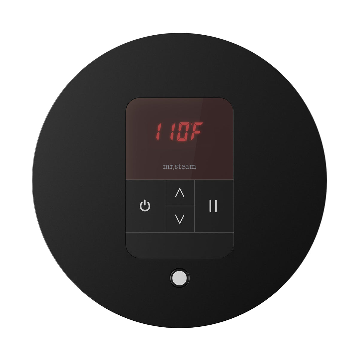 Mr. Steam iTempo Steam Shower Control and Steamhead – Round or Square, Flush-Mount, 8 Designer Finishes