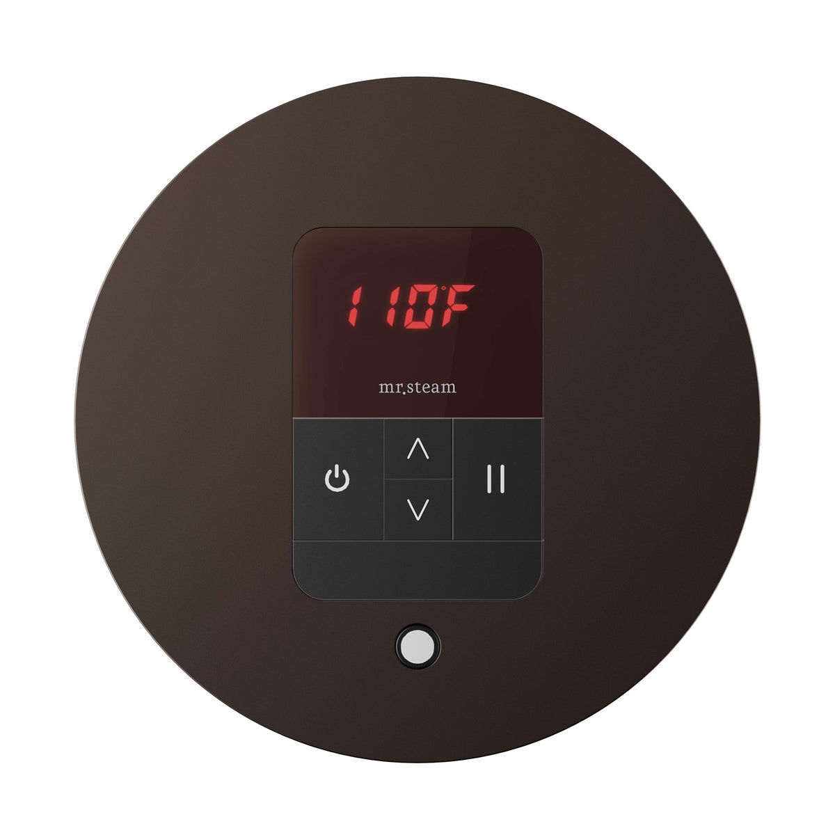 Mr. Steam iTempo Steam Shower Control and Steamhead – Round or Square, Flush-Mount, 8 Designer Finishes