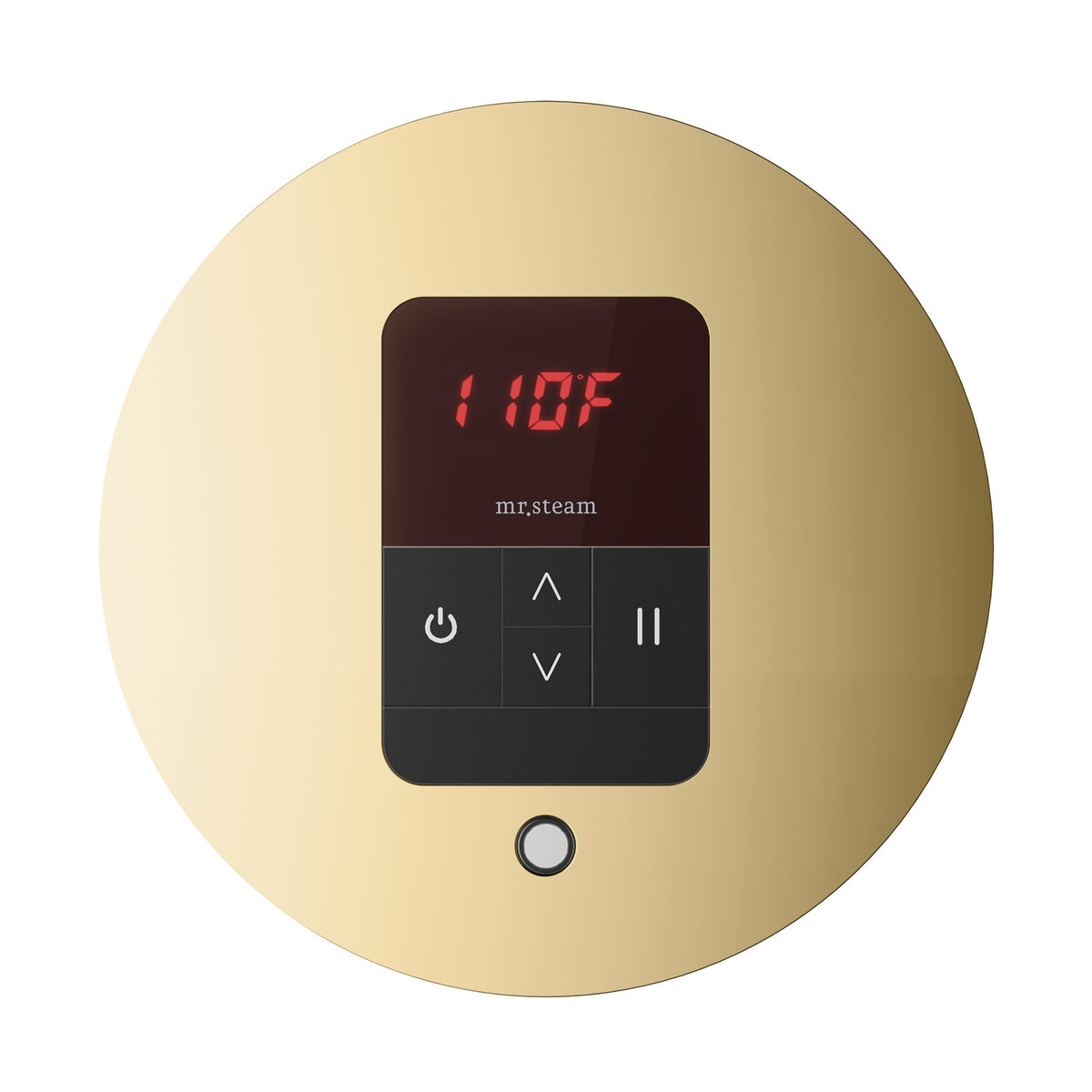 Mr. Steam iTempo Steam Shower Control and Steamhead – Round or Square, Flush-Mount, 8 Designer Finishes