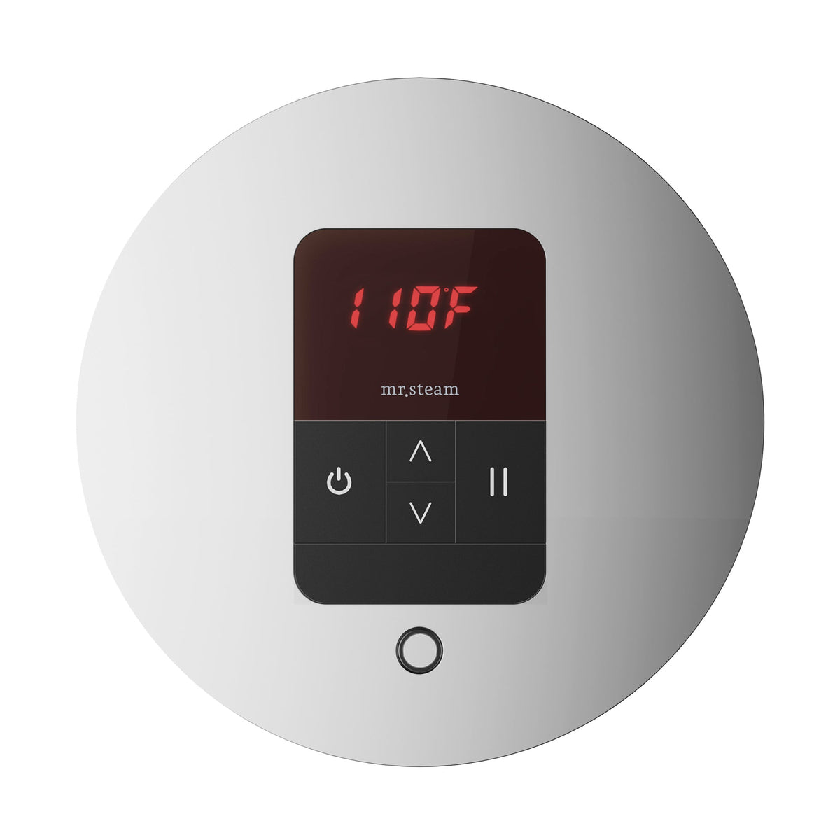 Mr. Steam iTempo Steam Shower Control and Steamhead – Round or Square, Flush-Mount, 8 Designer Finishes