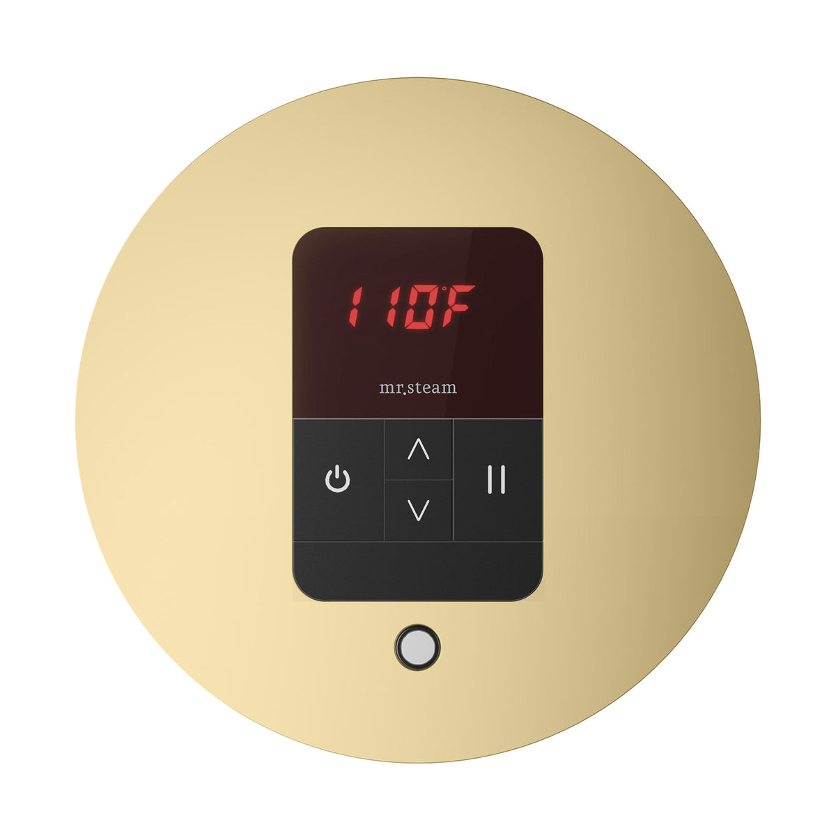 Mr. Steam iTempo Steam Shower Control and Steamhead – Round or Square, Flush-Mount, 8 Designer Finishes