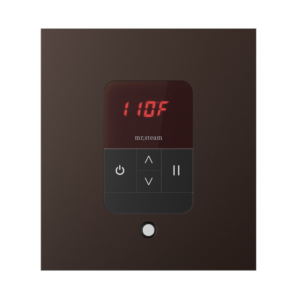 Mr. Steam iTempo Steam Shower Control and Steamhead – Round or Square, Flush-Mount, 8 Designer Finishes