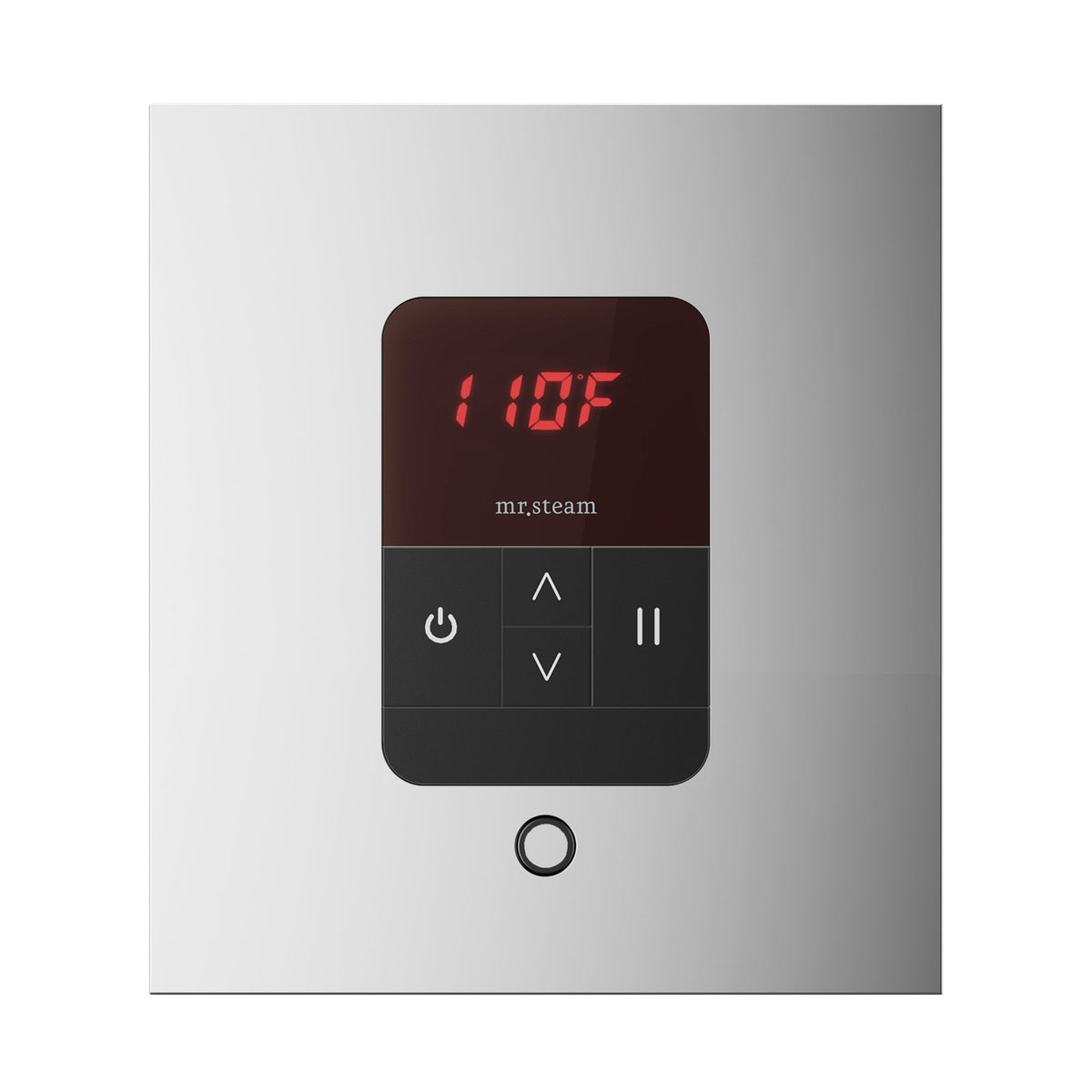 Mr. Steam iTempo Steam Shower Control and Steamhead – Round or Square, Flush-Mount, 8 Designer Finishes