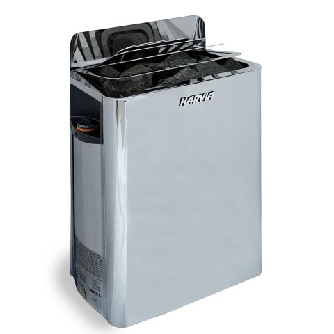 Harvia SW60 HSWS6U1BUL The Wall Series 6kW Stainless Steel Sauna Heater, 240V 1PH, UL Listed