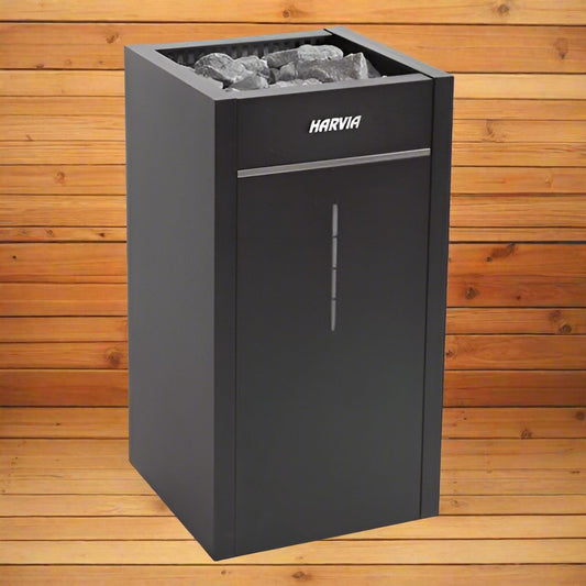 Harvia HL110SA HL11U3SAUL Virta Combi Series 10.5kW Black Sauna Heater, 208V 3PH, UL Listed