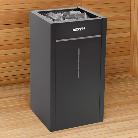 Harvia HL90SA HL9U1SAUL Virta Combi Series 9kW Black Sauna Heater, 240V 1PH, UL Listed