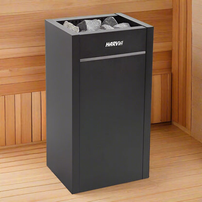 Harvia HL80E HL8U1UL Virta Series 8kW Black Sauna Heater, 240V 1PH, UL Listed