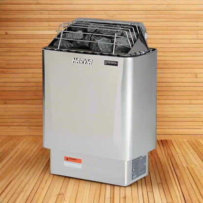 Harvia KIP80W JH80WU1IUL Kip Series 8kW Stainless Steel Sauna Heater, 240V 1PH, UL Listed