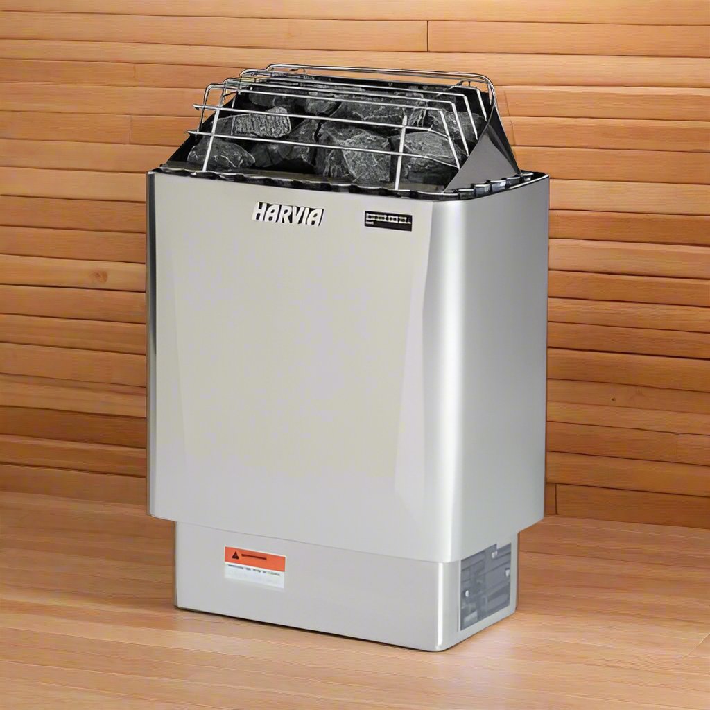 Harvia KIP45W JH45WU1UL Kip Series 4.5kW Stainless Steel Sauna Heater, 240V 1PH, UL Listed