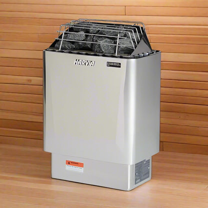 Harvia KIP45W JH45WU1UL Kip Series 4.5kW Stainless Steel Sauna Heater, 240V 1PH, UL Listed