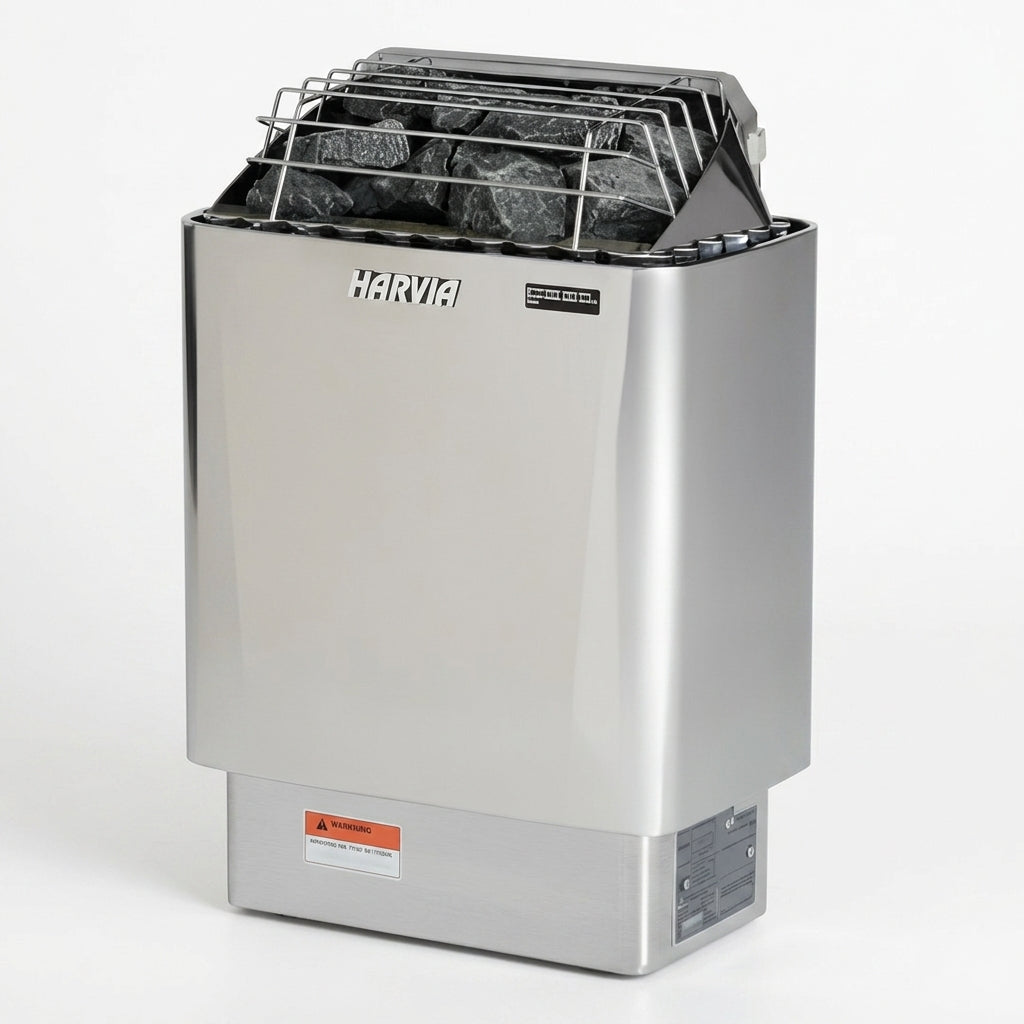 Harvia KIP80W JH80WU3IUL Kip Series 8kW Stainless Steel Sauna Heater, 208V 3PH, UL Listed