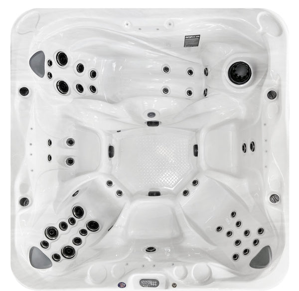 Sunbelt SB 821 hot tub, top view